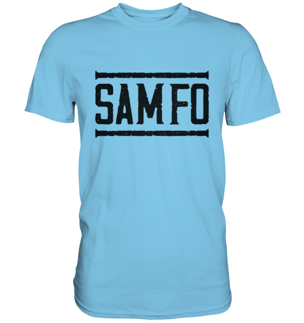 SAMFO black - Premium Shirt - Amfoo Shop