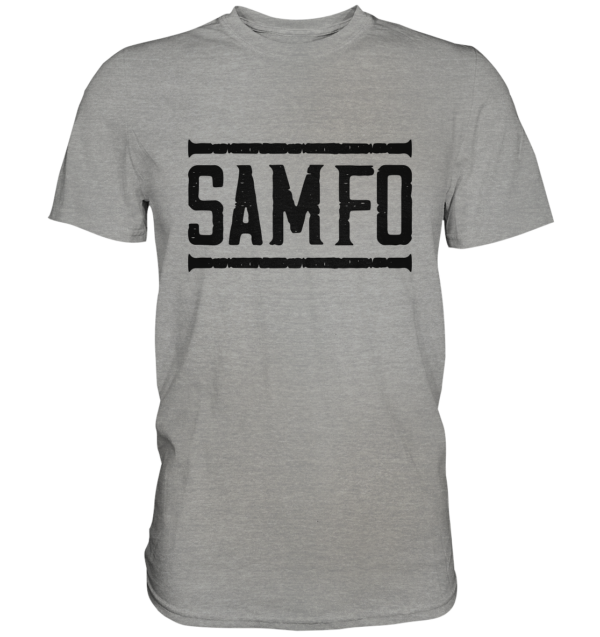 SAMFO black - Premium Shirt - Amfoo Shop