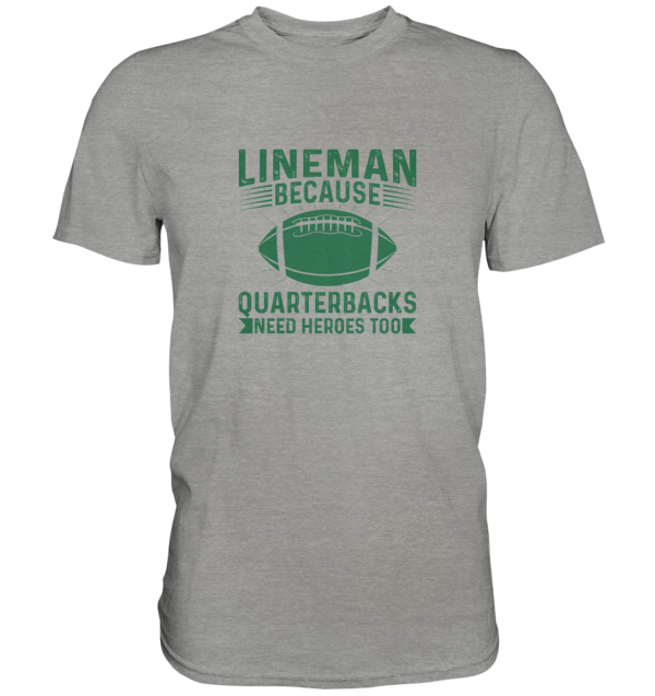 Lineman Heroes Green - Premium Shirt - Amfoo Shop