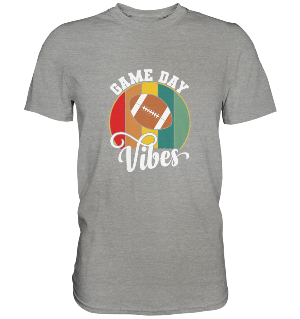 Game Day Vibes White - Premium Shirt - Amfoo Shop