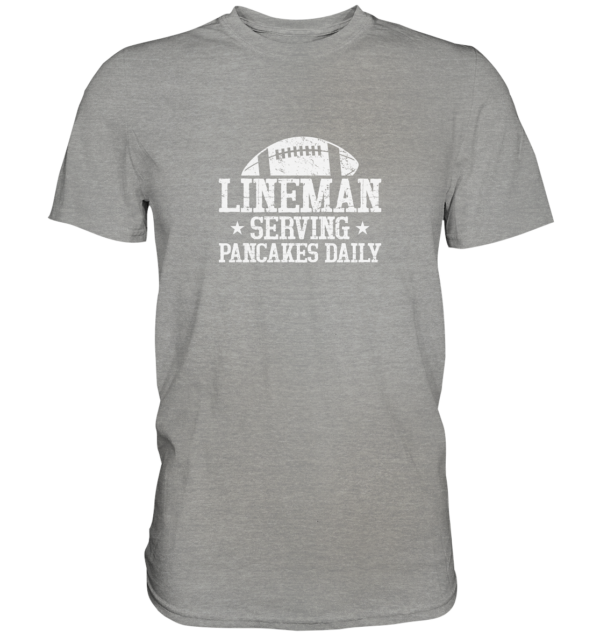 Lineman Serving Pancakes - Premium Shirt - Amfoo Shop