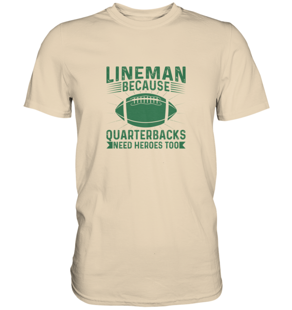 Lineman Heroes Green - Premium Shirt - Amfoo Shop