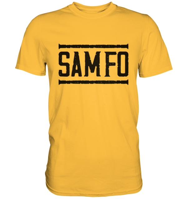 SAMFO black - Premium Shirt - Amfoo Shop