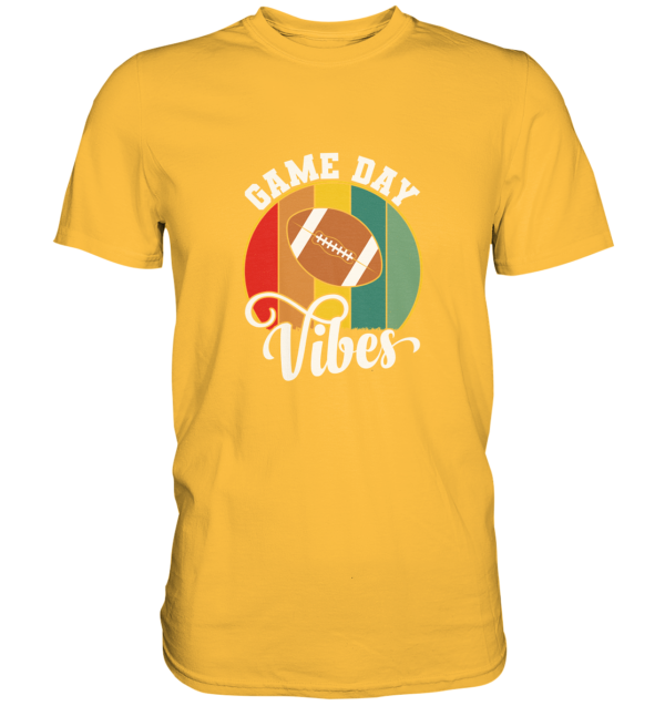 Game Day Vibes White - Premium Shirt - Amfoo Shop