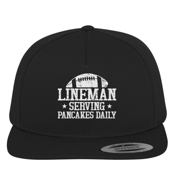 Lineman Serving Pancakes - Premium Snapback - Amfoo Shop