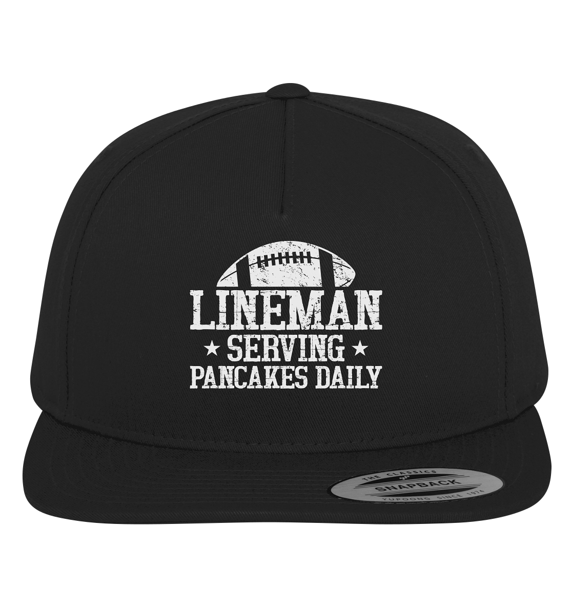 Lineman Serving Pancakes - Premium Snapback - Amfoo Shop