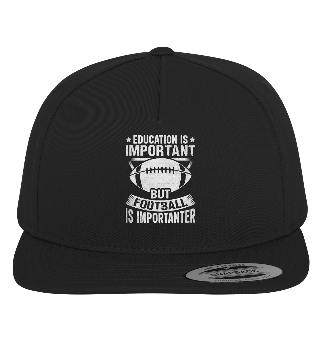 Football is importanter - Premium Snapback - Amfoo Shop