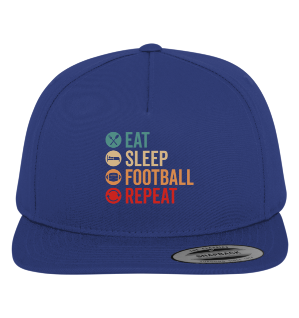 Eat Sleep Football Repeat - Premium Snapback - Amfoo Shop