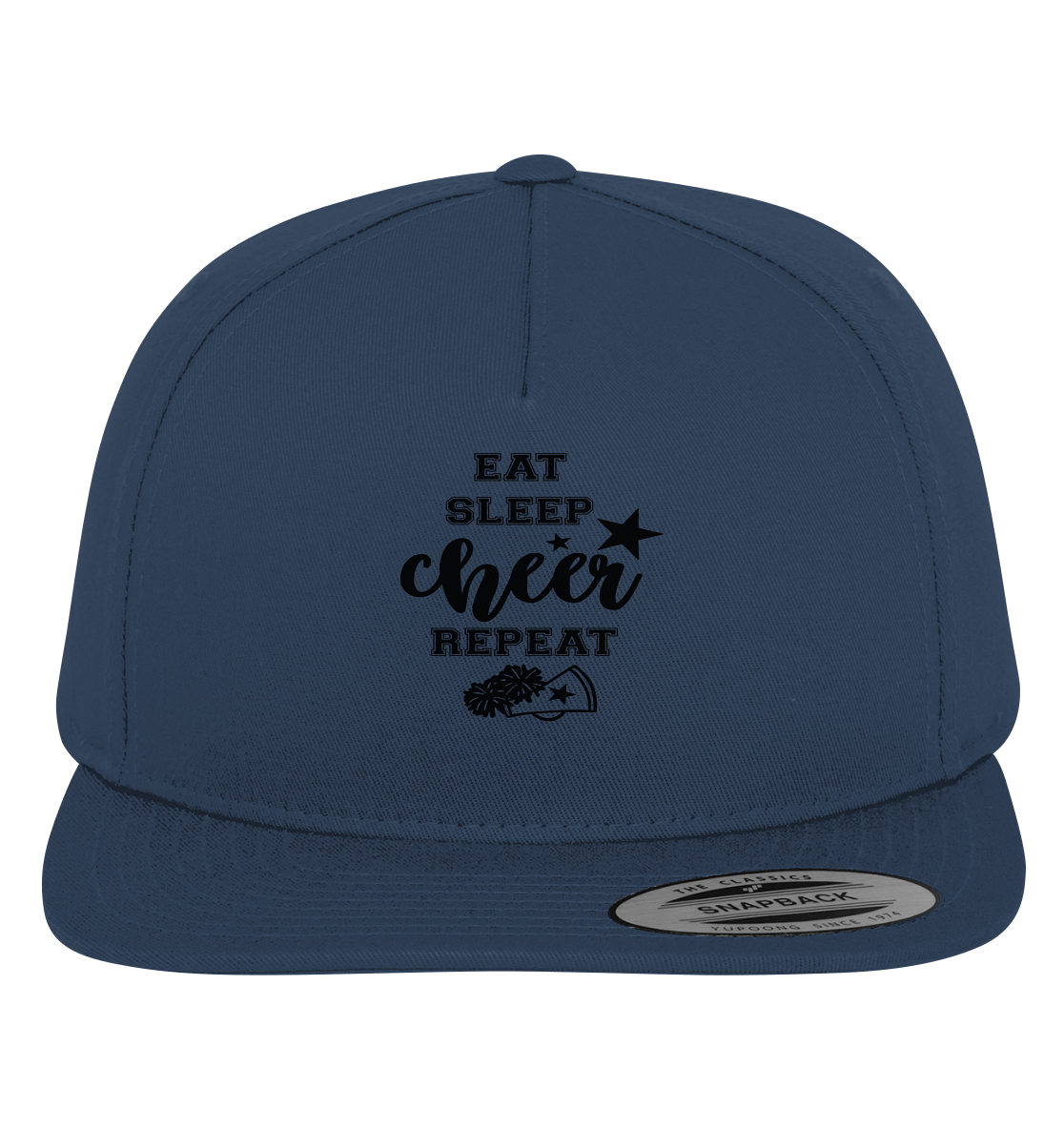 Eat Sleep Cheer Repeat - Premium Snapback - Amfoo Shop