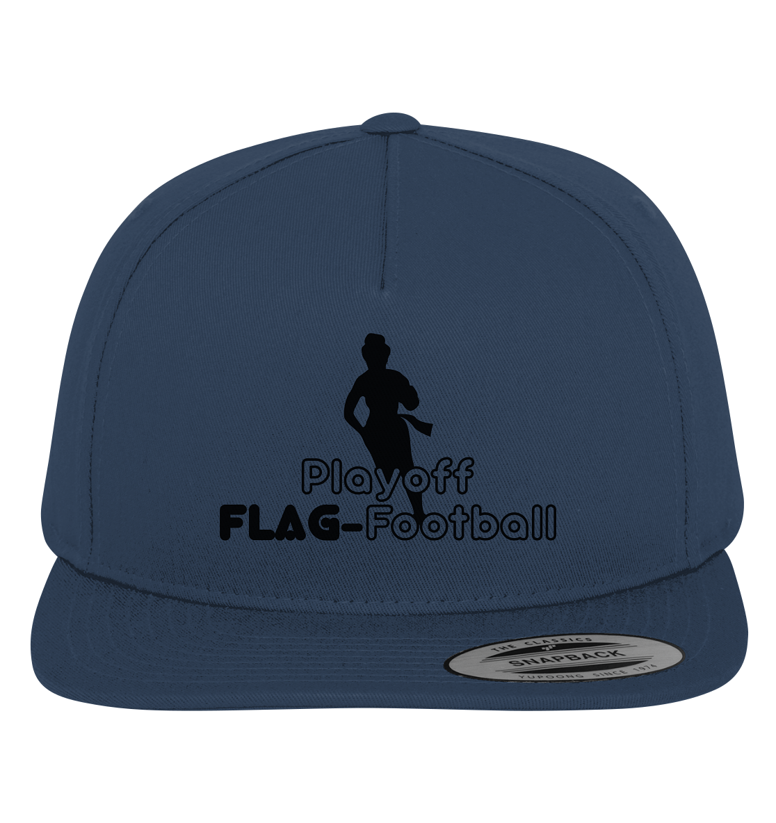 Playoff Flag Football Women black - Premium Snapback - Amfoo Shop