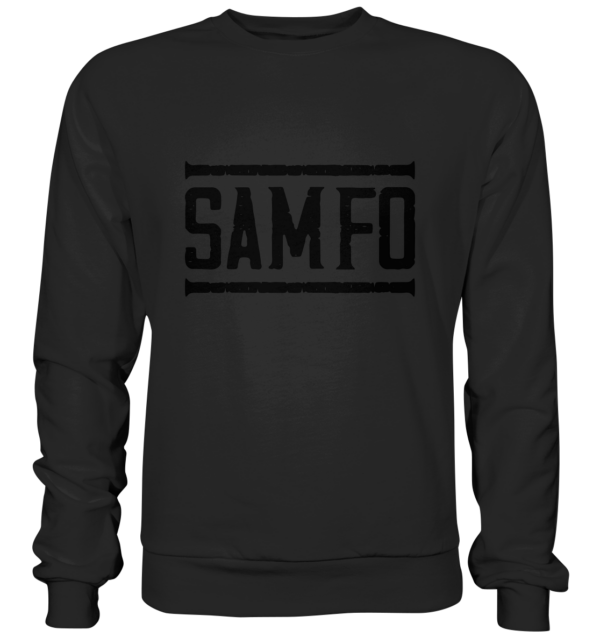 SAMFO black - Premium Sweatshirt - Amfoo Shop