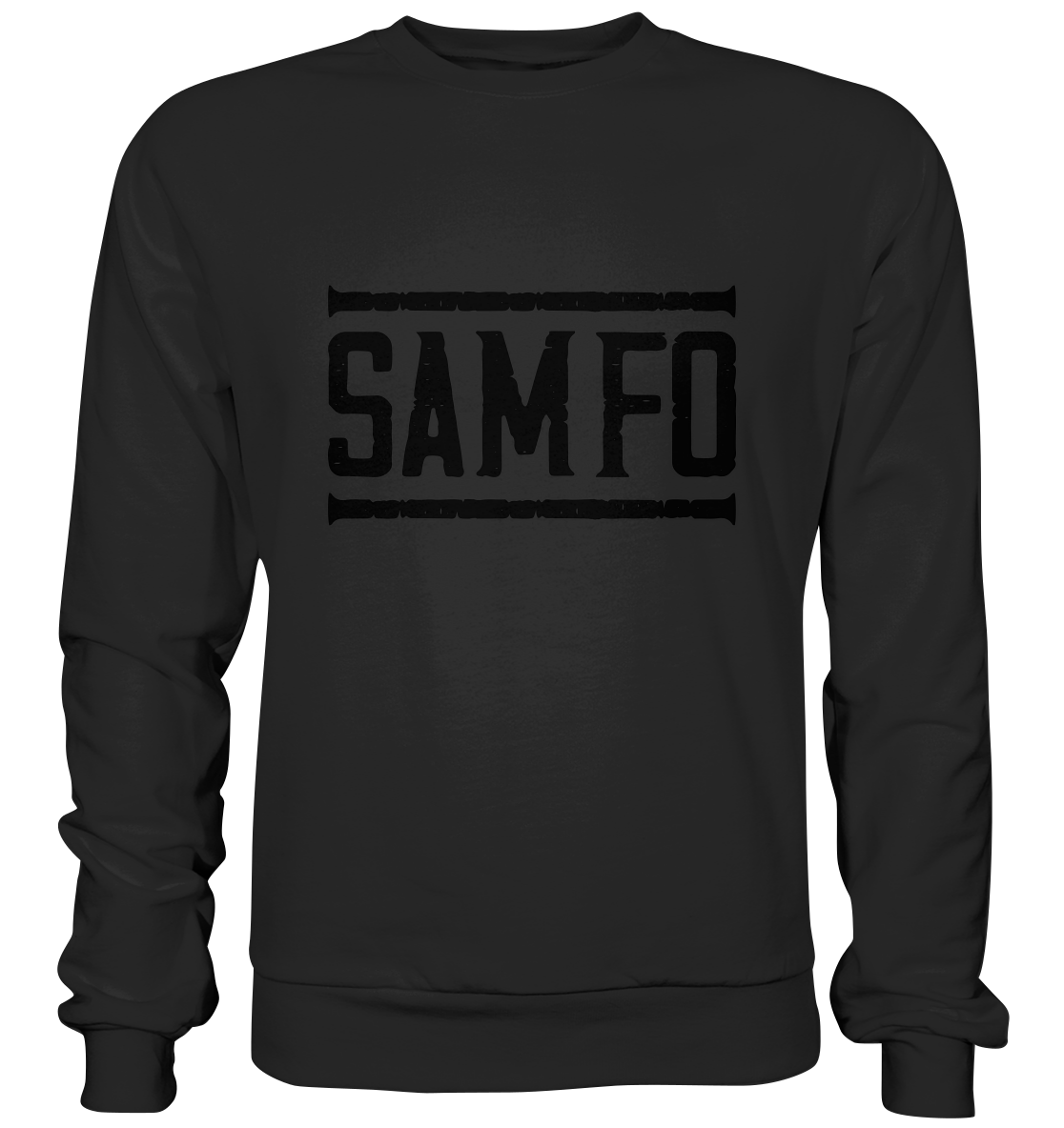 SAMFO black - Premium Sweatshirt - Amfoo Shop