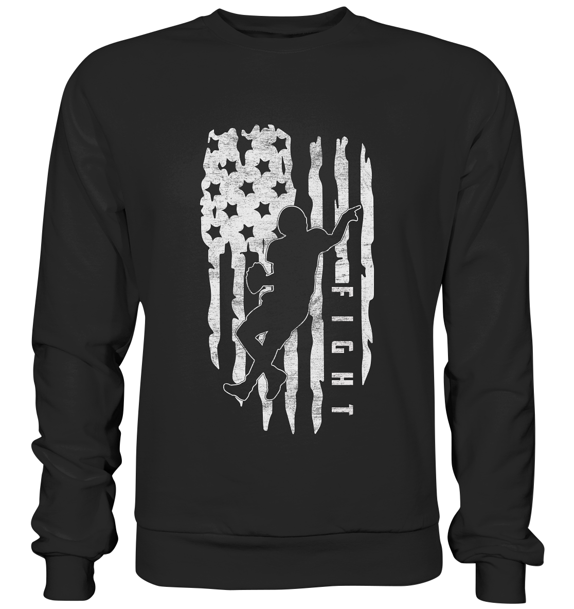 USA Flag Fight - Premium Sweatshirt - Amfoo Shop