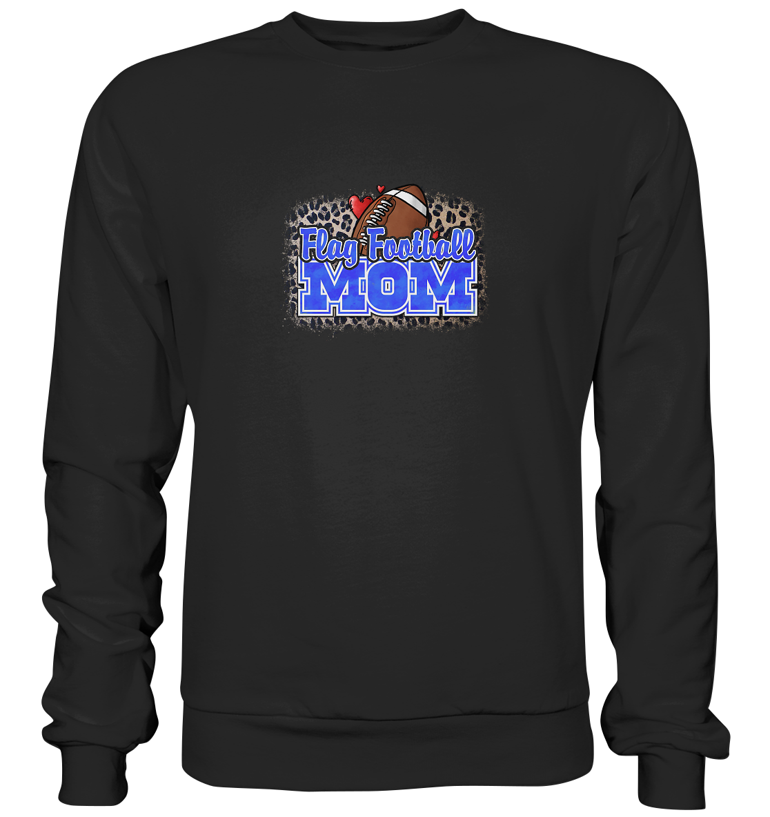 Flag Football Mom - Premium Sweatshirt - Amfoo Shop