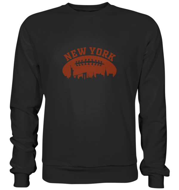 New York Football Silhoutte - Premium Sweatshirt - Amfoo Shop