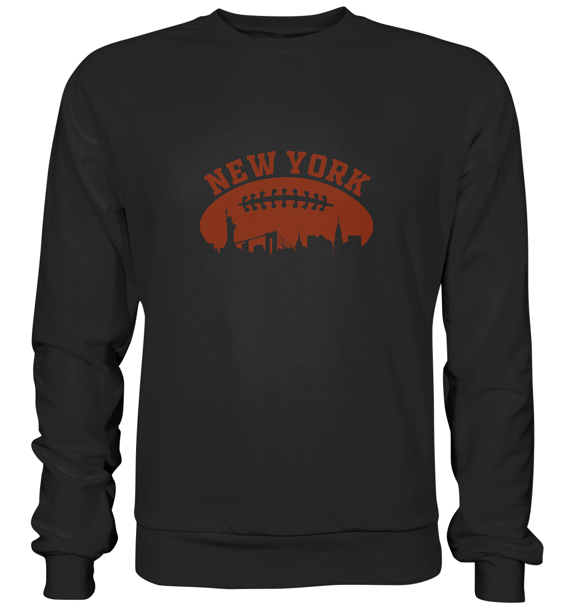 New York Football Silhoutte - Premium Sweatshirt - Amfoo Shop