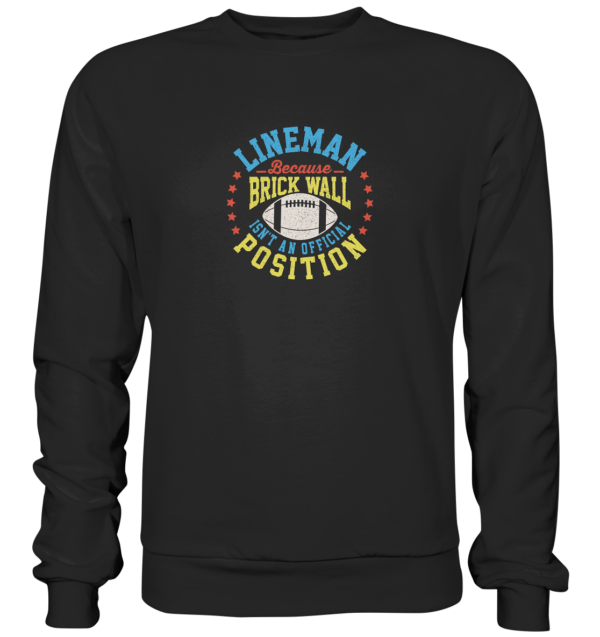 Lineman Brick Wall - Premium Sweatshirt - Amfoo Shop