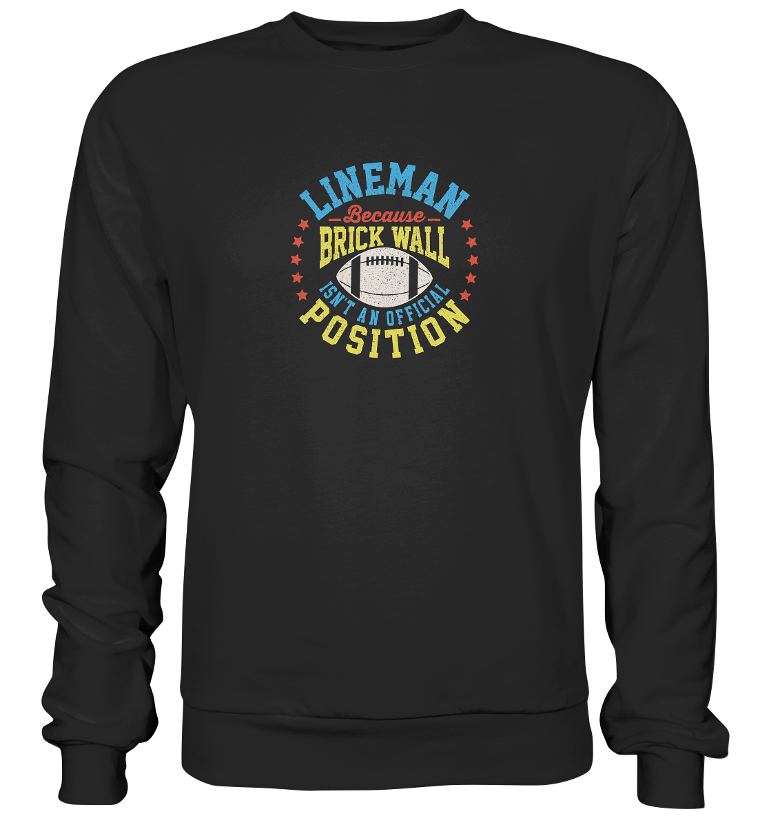 Lineman Brick Wall - Premium Sweatshirt - Amfoo Shop