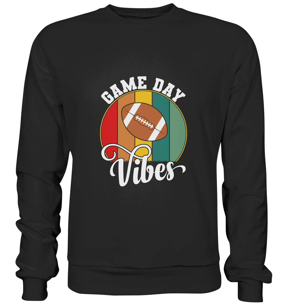 Game Day Vibes White - Premium Sweatshirt - Amfoo Shop