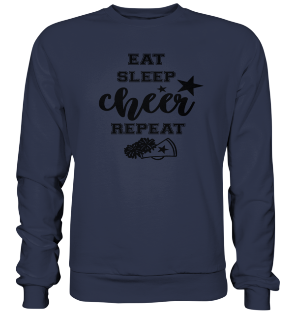 Eat Sleep Cheer Repeat - Premium Sweatshirt - Amfoo Shop