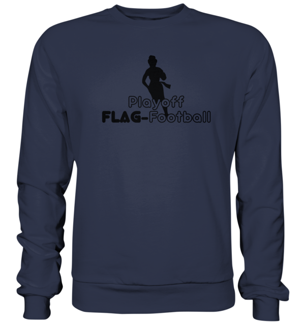 Playoff Flag Football Women black - Premium Sweatshirt - Amfoo Shop