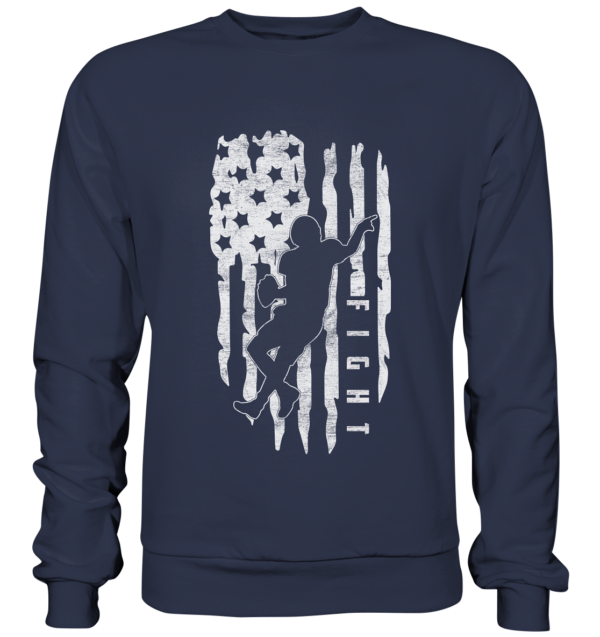 USA Flag Fight - Premium Sweatshirt - Amfoo Shop