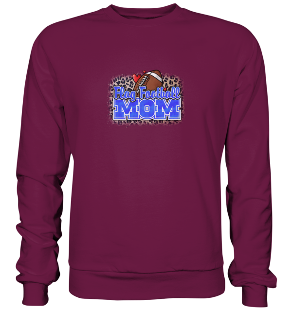 Flag Football Mom - Premium Sweatshirt - Amfoo Shop