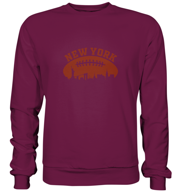 New York Football Silhoutte - Premium Sweatshirt - Amfoo Shop