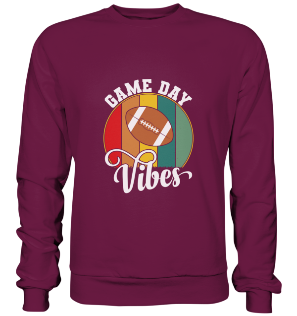 Game Day Vibes White - Premium Sweatshirt - Amfoo Shop