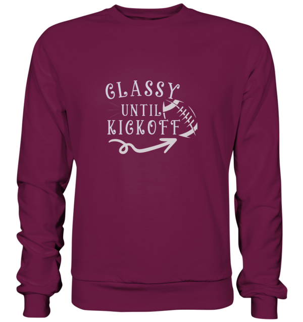 Glassy until Kick Off - Premium Sweatshirt - Amfoo Shop