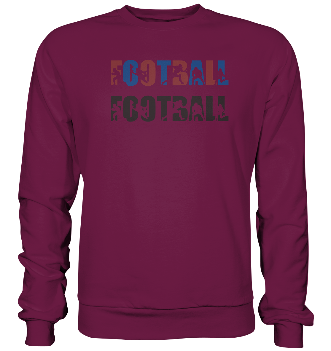 Football Silhouette - Premium Sweatshirt - Amfoo Shop