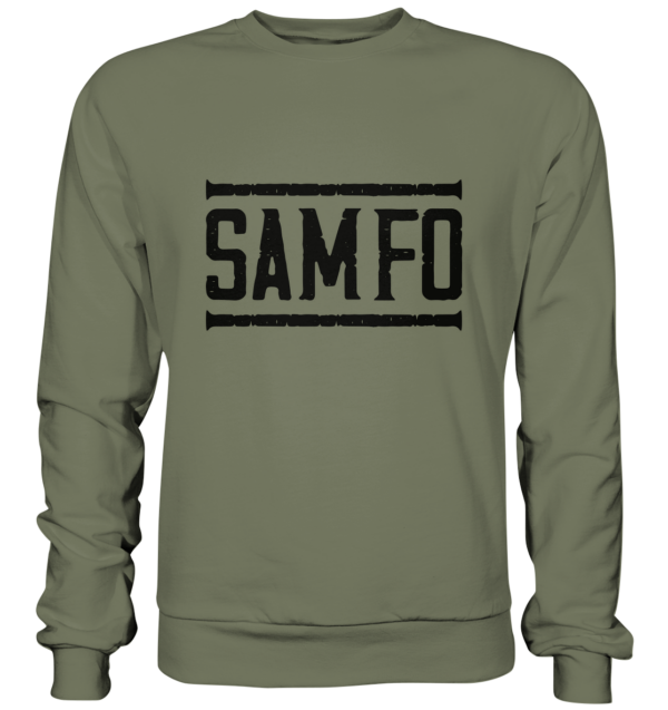 SAMFO black - Premium Sweatshirt - Amfoo Shop