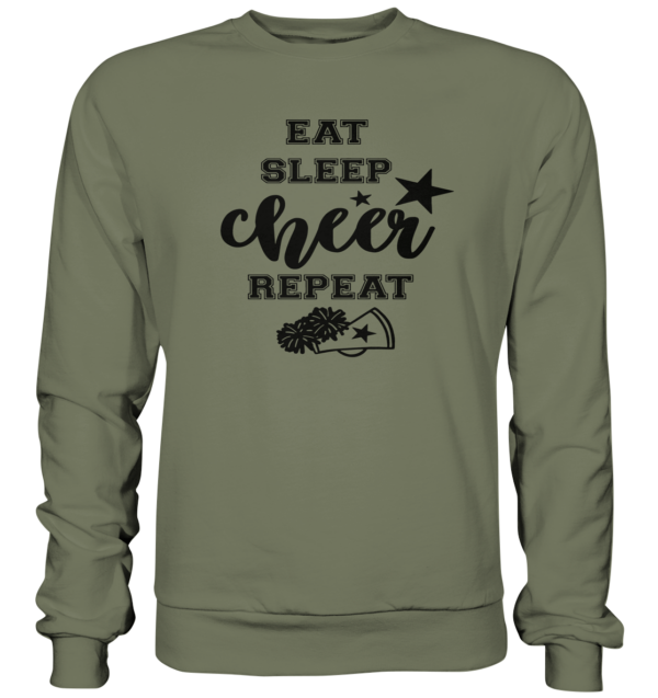 Eat Sleep Cheer Repeat - Premium Sweatshirt - Amfoo Shop