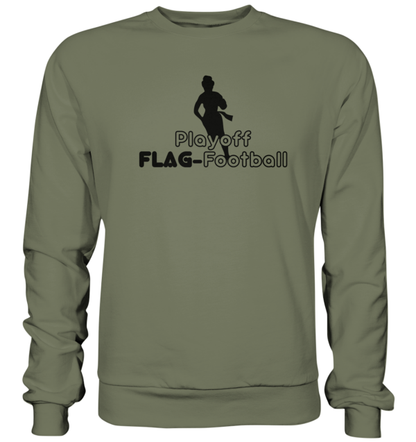 Playoff Flag Football Women black - Premium Sweatshirt - Amfoo Shop