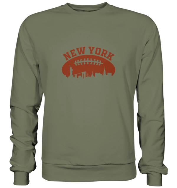 New York Football Silhoutte - Premium Sweatshirt - Amfoo Shop