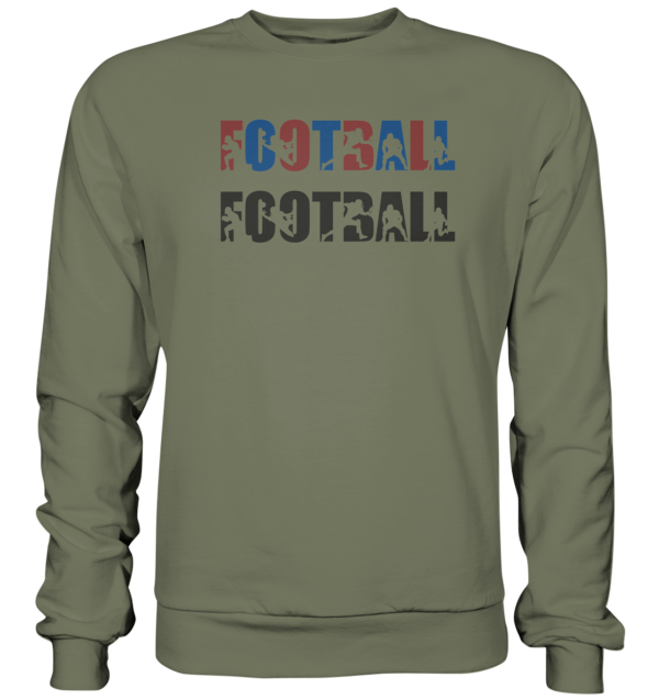 Football Silhouette - Premium Sweatshirt - Amfoo Shop