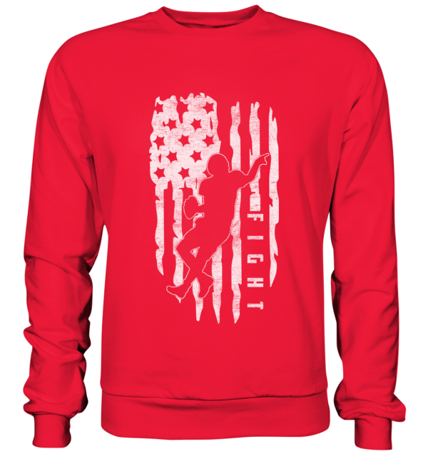 USA Flag Fight - Premium Sweatshirt - Amfoo Shop