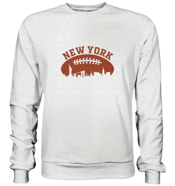 New York Football Silhoutte - Premium Sweatshirt - Amfoo Shop