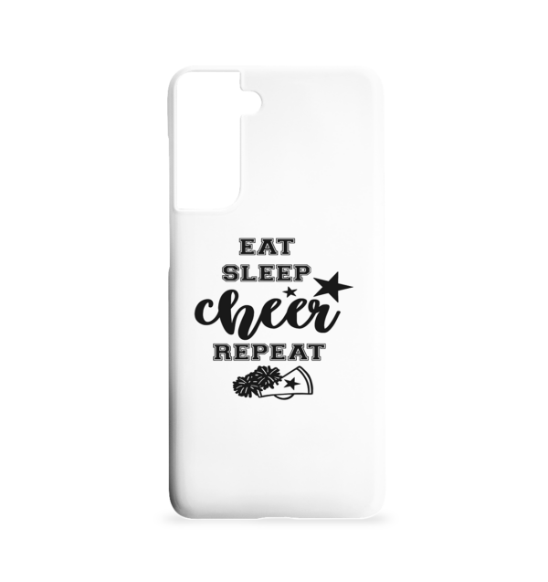 Eat Sleep Cheer Repeat - Samsung S21 Handyhülle - Amfoo Shop