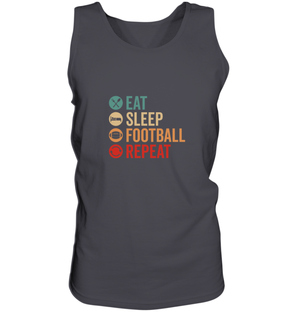 Eat Sleep Football Repeat - Tank-Top - Amfoo Shop