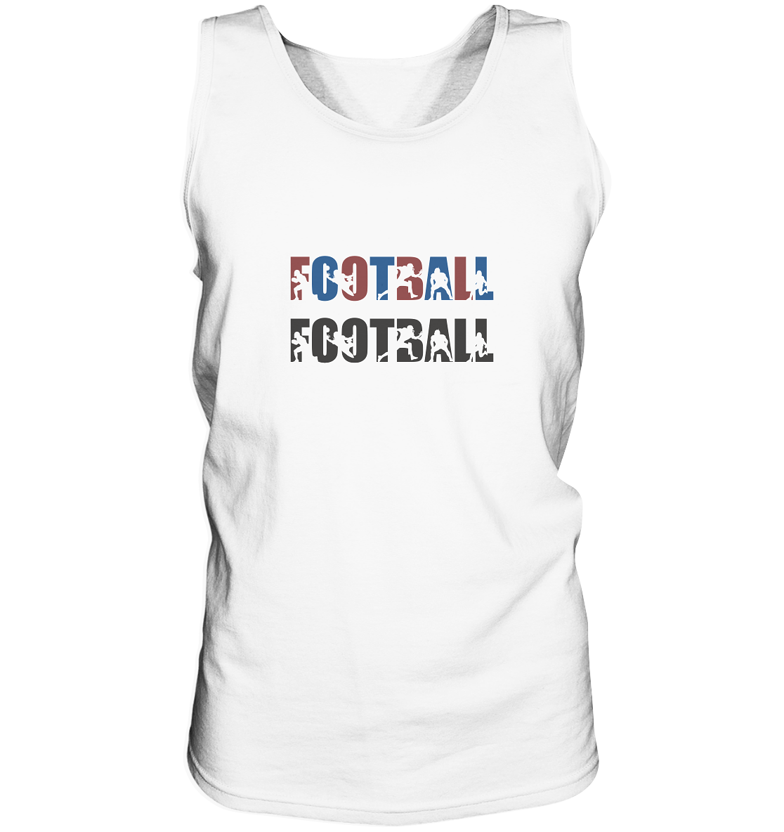 Football Silhouette - Tank-Top - Amfoo Shop