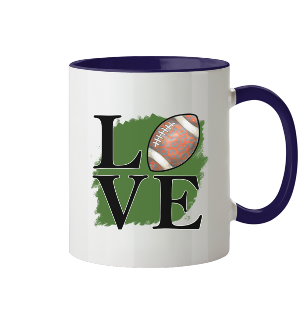 Football Love II - Tasse zweifarbig - Amfoo Shop