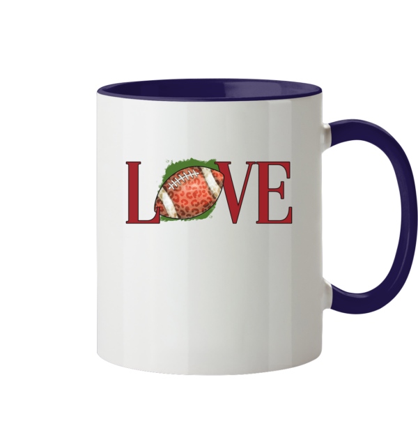 Football Love - Tasse zweifarbig - Amfoo Shop