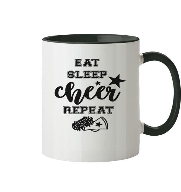 Eat Sleep Cheer Repeat - Tasse zweifarbig - Amfoo Shop