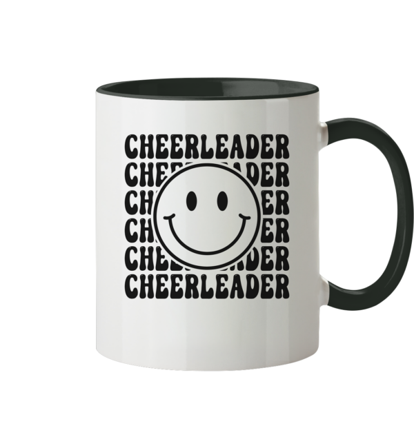 Cheerleader Smiley - Tasse zweifarbig - Amfoo Shop