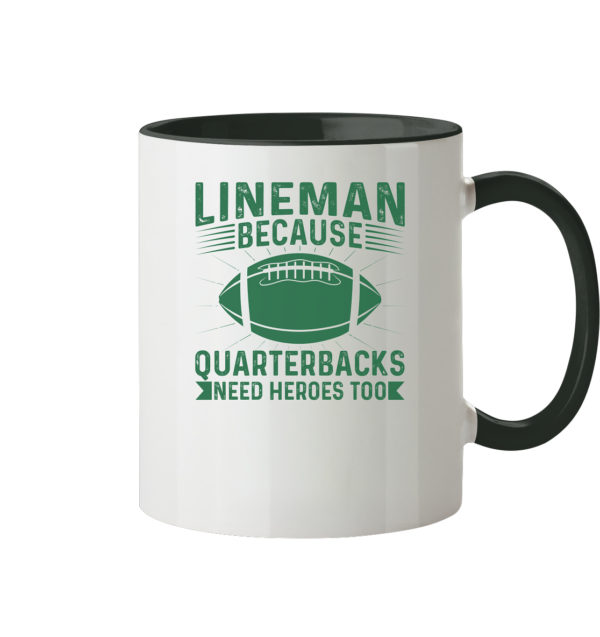 Lineman Heroes Green - Tasse zweifarbig - Amfoo Shop