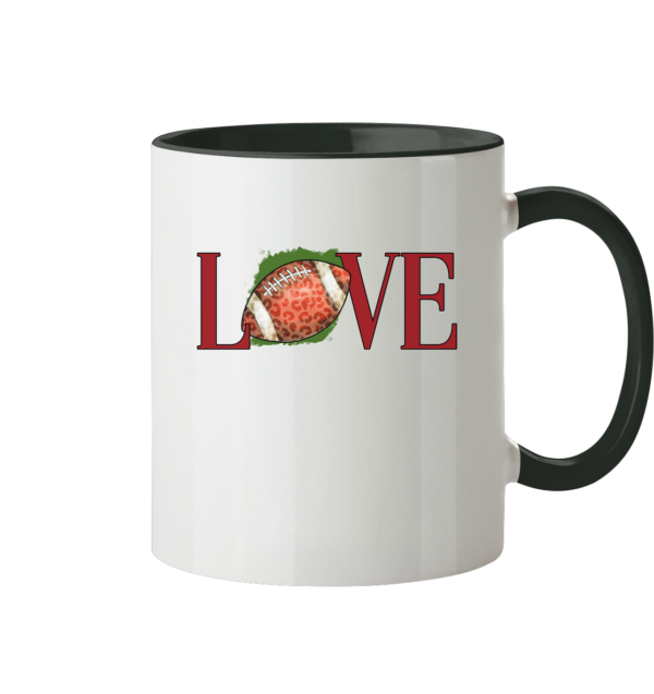 Football Love - Tasse zweifarbig - Amfoo Shop