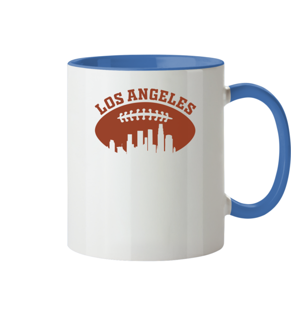 Los Angeles Football Silhouette - Tasse zweifarbig - Amfoo Shop