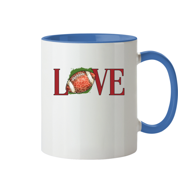 Football Love - Tasse zweifarbig - Amfoo Shop