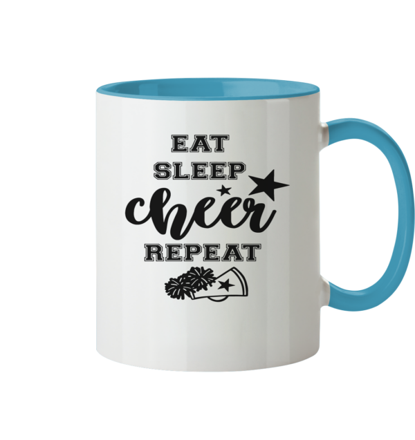 Eat Sleep Cheer Repeat - Tasse zweifarbig - Amfoo Shop